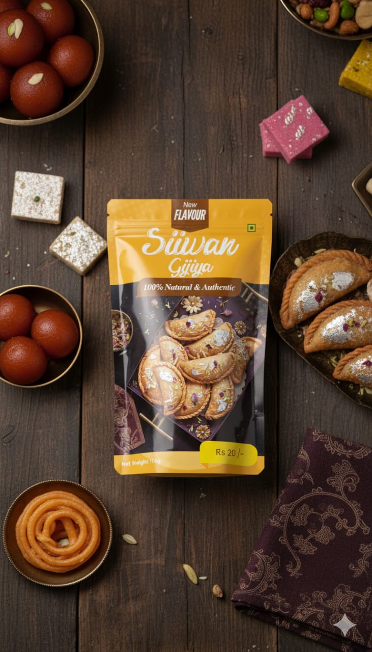 Authentic Siiwan Gujiyas 5 Pack